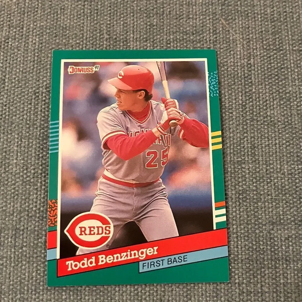 1991 Donruss Cincinnati Reds Baseball Card Trading Card